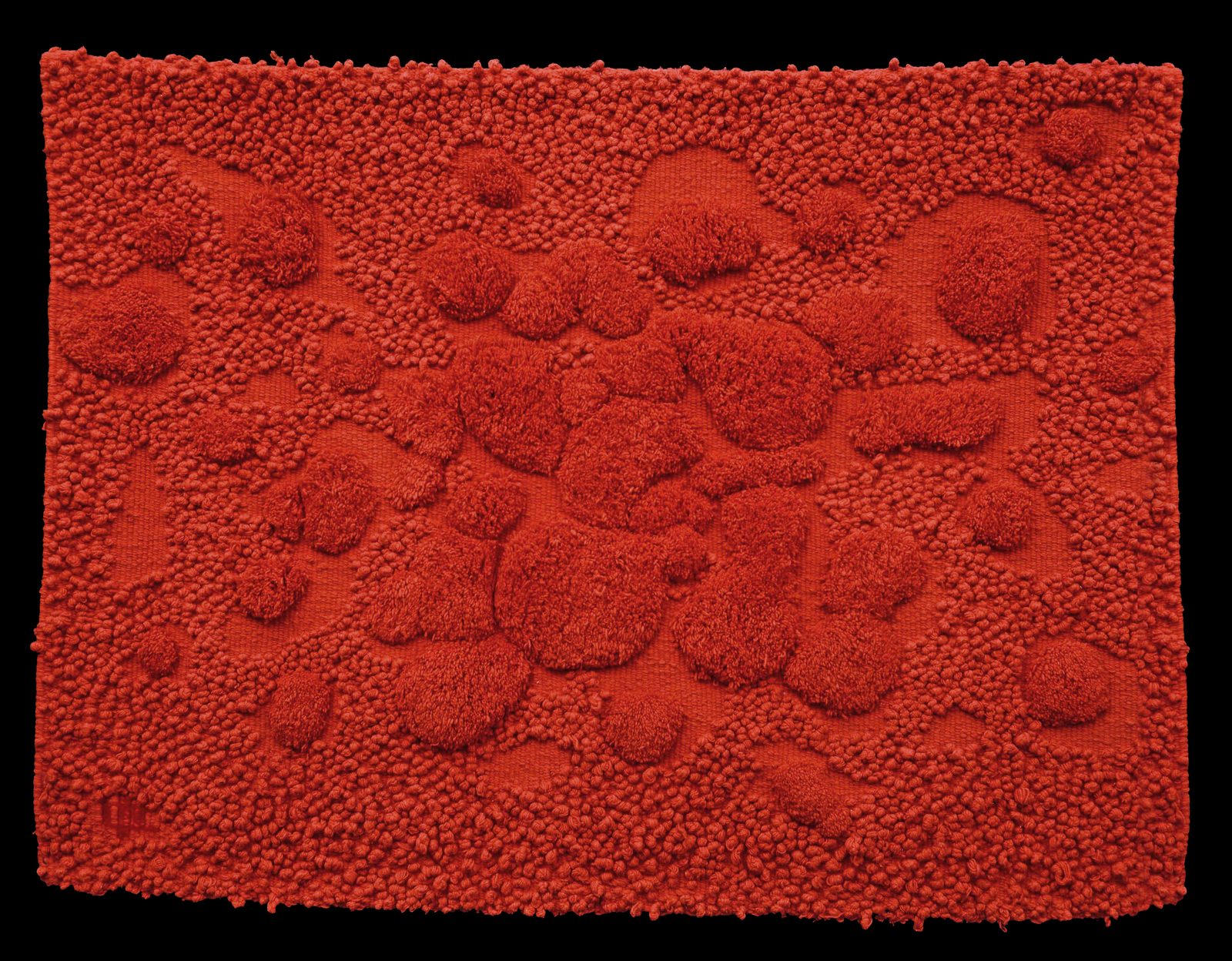 MARÉCAGE ROUGE, laine, 1972
